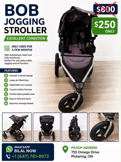BOB Jogging Stroller, View more