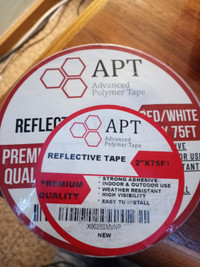 [NEW] APT Dot-C2 Reflective Tape (2" X 75Ft, Red/White)
