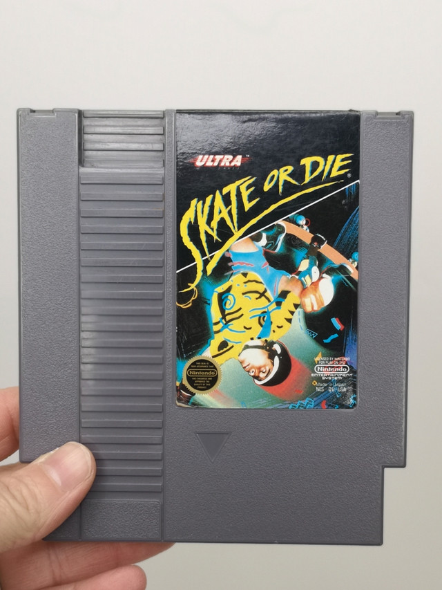 Skate or Die Nintendo NES Authentic dans Consoles classiques  à Moncton - Image 2