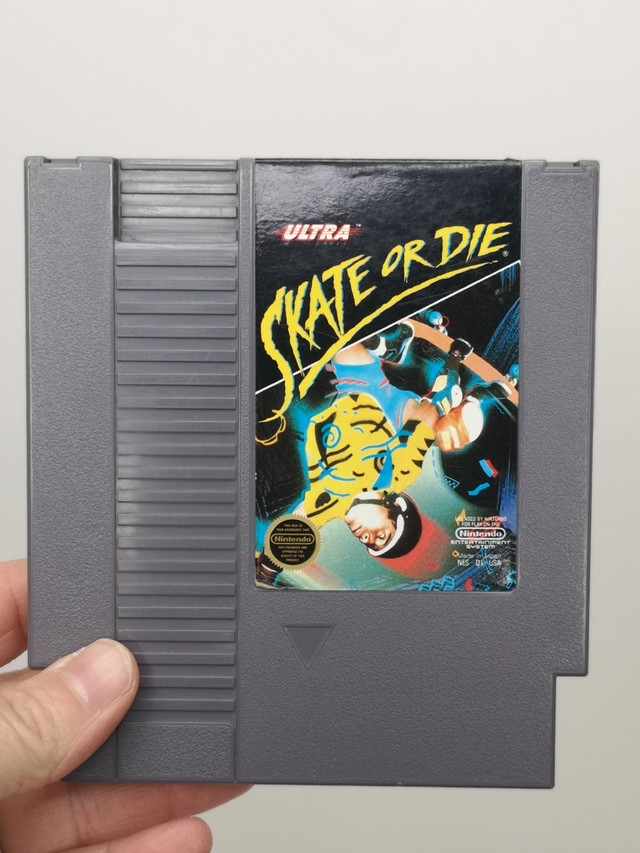 Skate or Die Nintendo NES Authentic in Older Generation in Moncton - Image 2