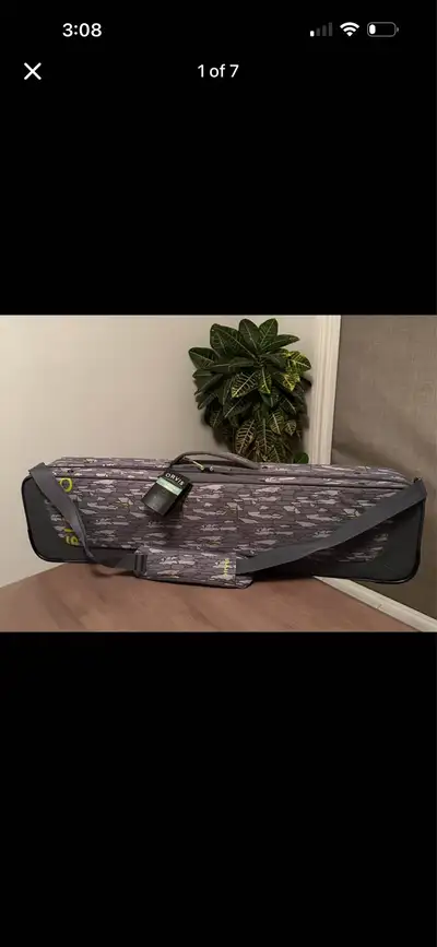 $300- Carry-It-All bag or Safe Passage Carry-It-All rod and gear case by ORVIS, in a camouflage colo...