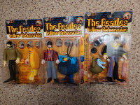 Lot of 3 The Beatles Yellow Submarine Figures McFarlane Toys NEW