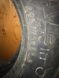 1 X, Tires 295/75r22.5 Used, $ 100,-