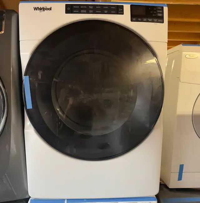 27” WHIRLPOOL WASHER & DRYER ELECTRIC FRONT LOAD STACKABLE  in Washers & Dryers in City of Toronto - Image 3