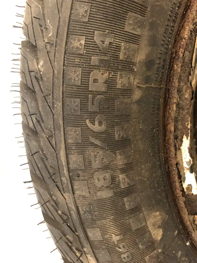 1- 14 inch new winter tire on a rim. in Tires & Rims in Cape Breton - Image 4