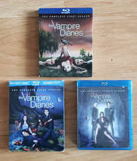 Vampire Diaries, Season 1 and 3-4, in Bluray/DVD combo