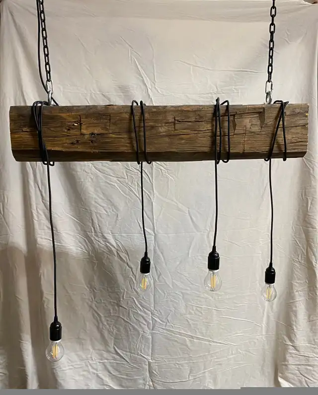 Custom Rustic Beam Chandeliers in Indoor Lighting & Fans in Cornwall - Image 5