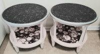 solid wood end tables (2) - BUY ME 