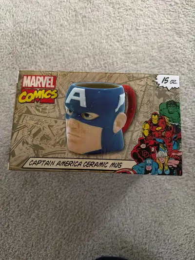 marvel comics captain america mug, View more