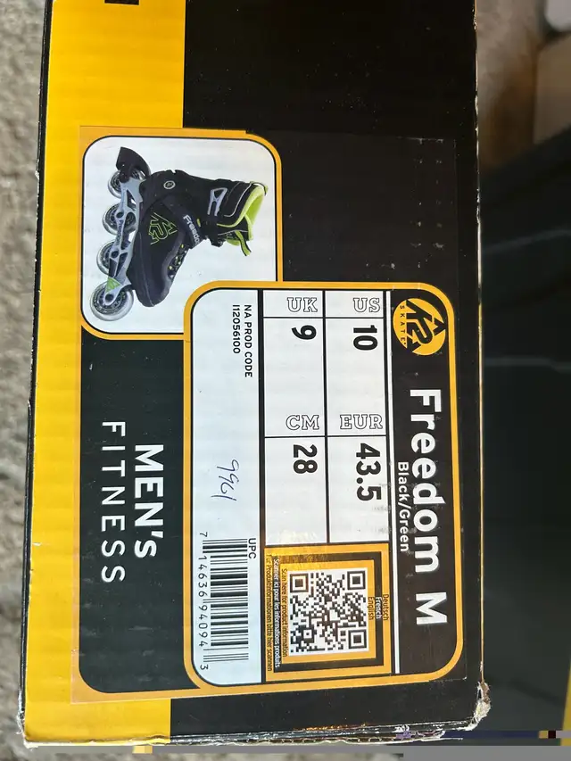 K2K In-line roller blades Freedom M in Skates & Blades in Mississauga / Peel Region - Image 5