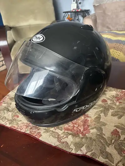 THH full shield motorcycle helmet DOT approved.