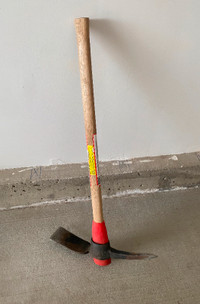 36” pick Mattock with Forged Tempered Steel Head