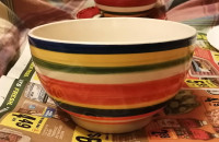 VINTAGE CHINESE HAND PAINTED CEREAL BOWL