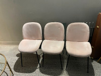 Pink Velour Chairs (2)
