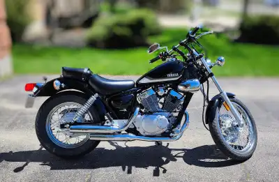 This Yamaha V-Star 250 was bought brand new and has only 666 km on it — barely broken in and ready t...