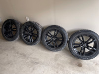 Honda Black Rims with tires 215/55/R17