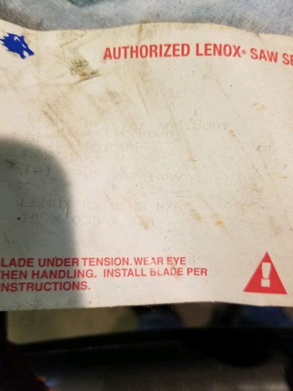 Four 1 1/16" wide bandsaw blades in Power Tools in Hamilton - Image 4