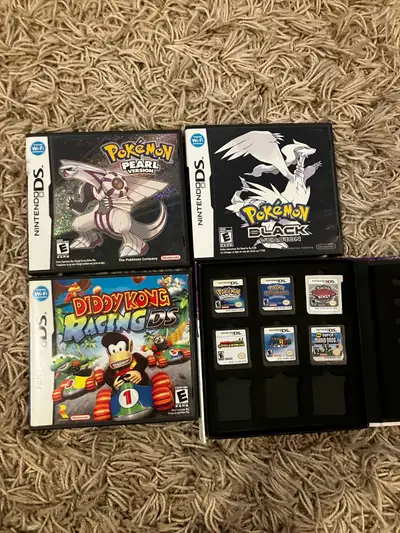 $30 Diddy Kong Racing DS $150 Pokemon Black Version $100 Pokemon Pearl Version $50 Pokemon Diamond V...