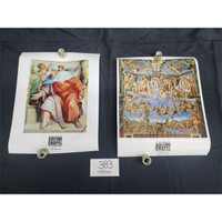 Michaelangelo's The Sistine Chapel Prints x 2