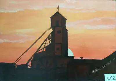 Coucher de soleil du mineur (peinture), View more