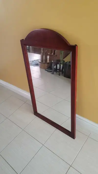Wood Framed Mirror, View more