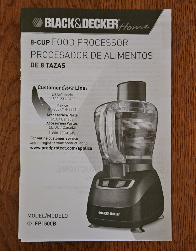 Black & Decker Food Processor, 8-Cup | Processors, Blenders & Juicers |  City of Toronto | Kijiji