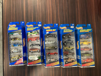 Hot wheels 5 Packs all Dated 1997 $10. Each