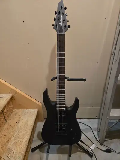 Jackson 7 string guitar and amp, View more