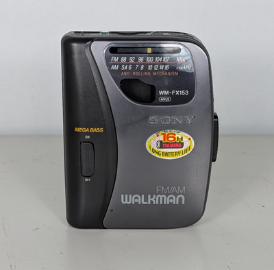 Sony Walkman AM/FM WM-FX153 Mega Bass Radio Cassette Player •, View more