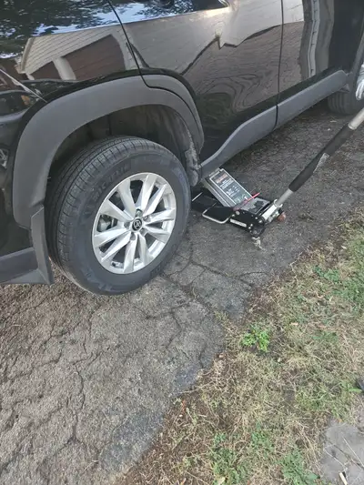 Tire swap winter time., View more