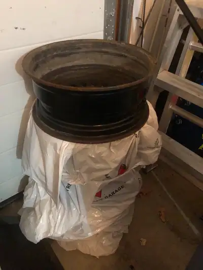 Rims are used, in good condition. Width is 6.5", diameter is 16", the bolt pattern is 4-108, and we...