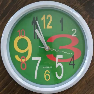 22.5cm diameter wall Clock ,,( kid), View more