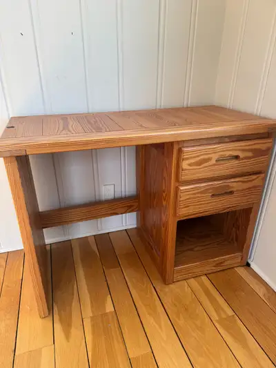 Solid wood desk, View more