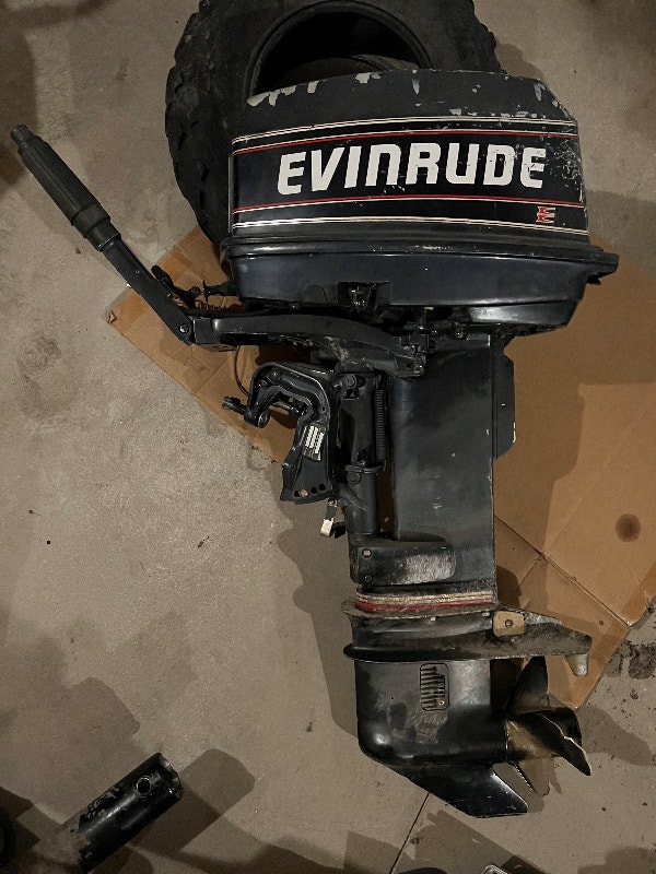 20 HP Evinrude Outboard Motor Boat Parts, Trailers & Accessories