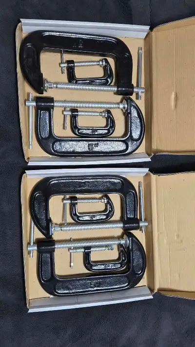 Mastercraft New C-Clamp 5" and 2", View more