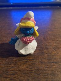 Smurfs 2.0412 Bride Smurfette Vintage PVC Figurine (1991)