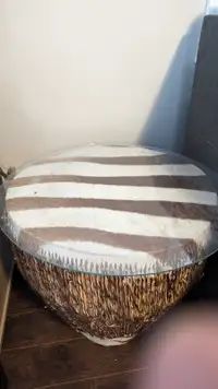 African Zebra drum