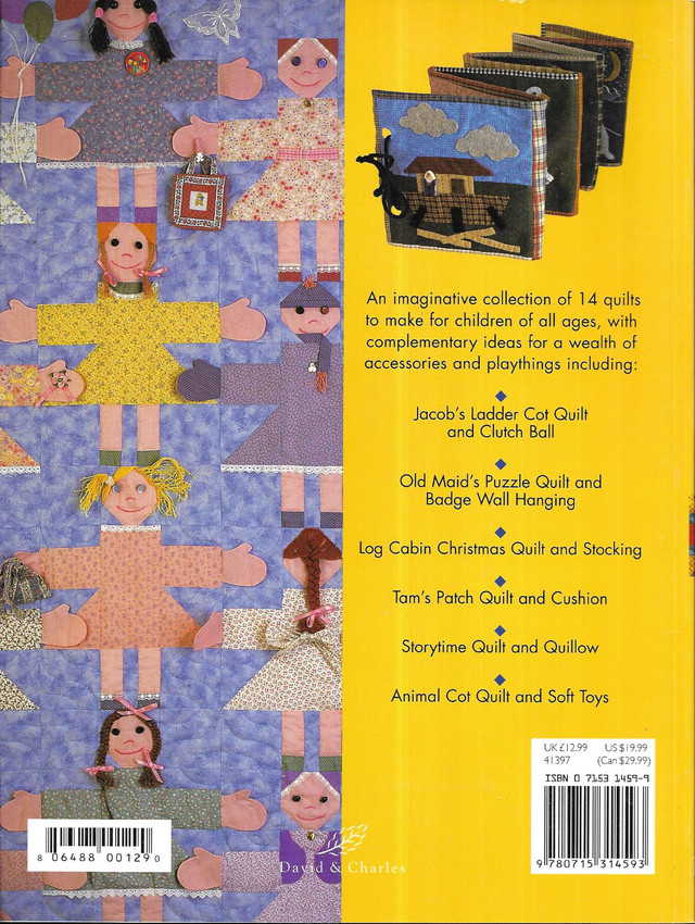 MAKING QUILTS FOR CHILDREN Elaine Hammond QUILTING Patterns 2003 in Non-fiction in Ottawa - Image 2
