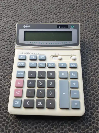 Calculatrice Enium jumbo display dual power 12 digit, View more