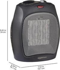 Amazon Basics 1500W Ceramic Personal Heater