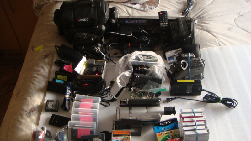Sony & JVC Camcorder Parts / Batteries/chargers & Cassette Tapes for sale  