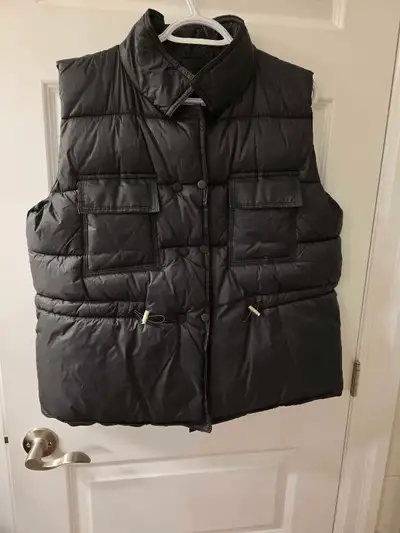 Black Puffer Vest, View more