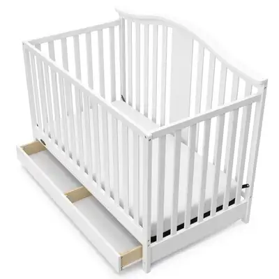 Graco Solano 4 in 1 Convertible Crib with Storage Drawer, View more