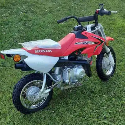 2021 Honda Crf 50 in excellent condition , just serviced , 2 keys and the Owners Manual