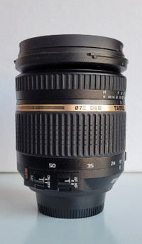 Tamron 17-50/2.8 VC, Sigma 18-35/1.8 - both for Nikon DX