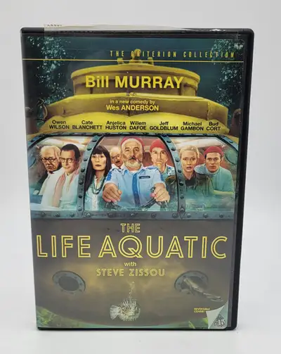 The Life Aquatic with Steve Zissou: Criterion Collection DVD starring Bill Murray – where ocean expl...