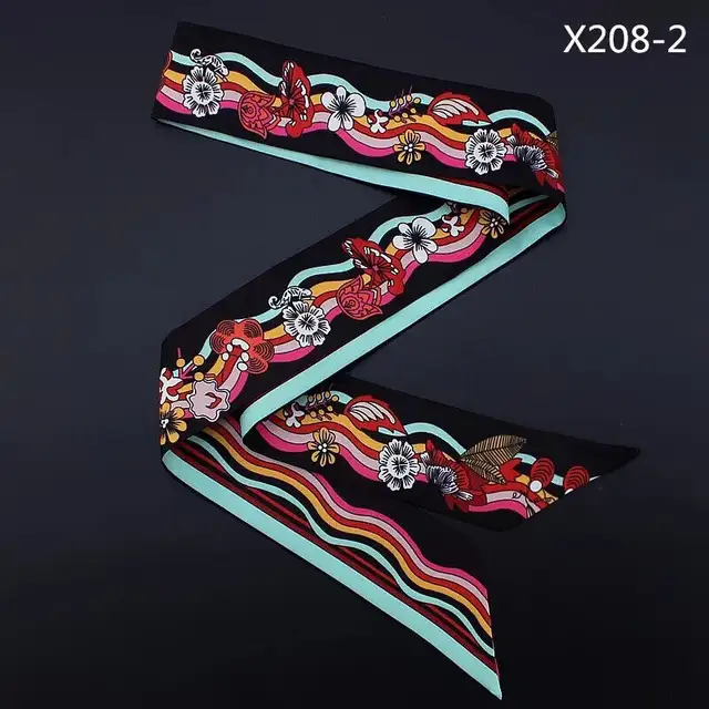 BRAND NEW!  Skinny Scarf.  Foulard Neuf.62863286197507124