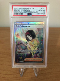 PSA 10 - Pokémon -ERIKA'S INVITATION - Scarlet & Violet 151 #203