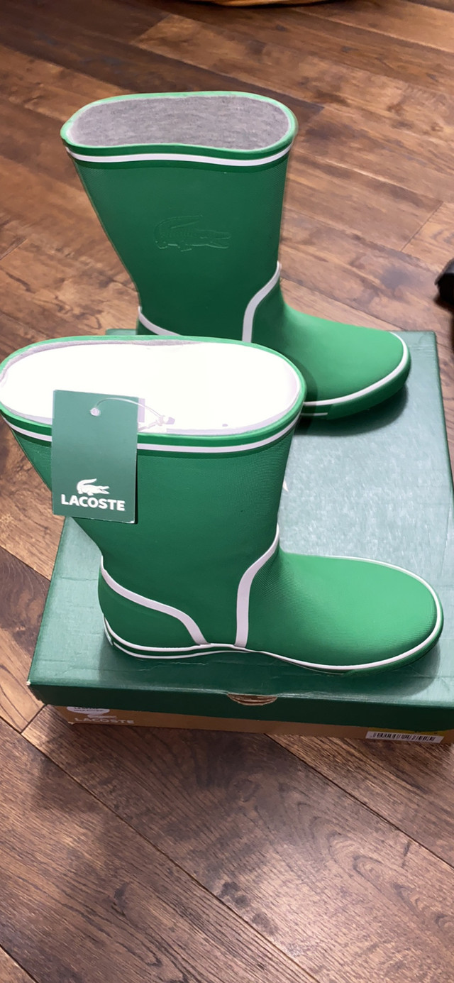 Bottes de Pluie Lacoste 37-6 Neuve  dans Femmes - Chaussures  à Ouest de l’Île - Image 3