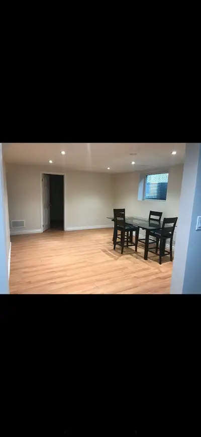 one bedroom  basement available from July